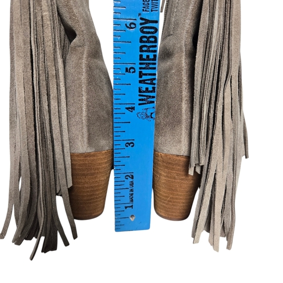 Free People Jeffrey Campbell Meadow Fields Suede Fringe Studs Ankle Bootie - Picture 15 of 16
